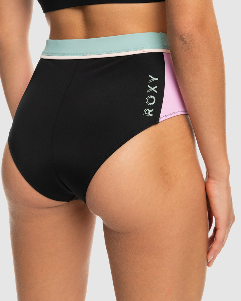 Womens Roxy Active High Waist Mod Sd Bikini Bottom