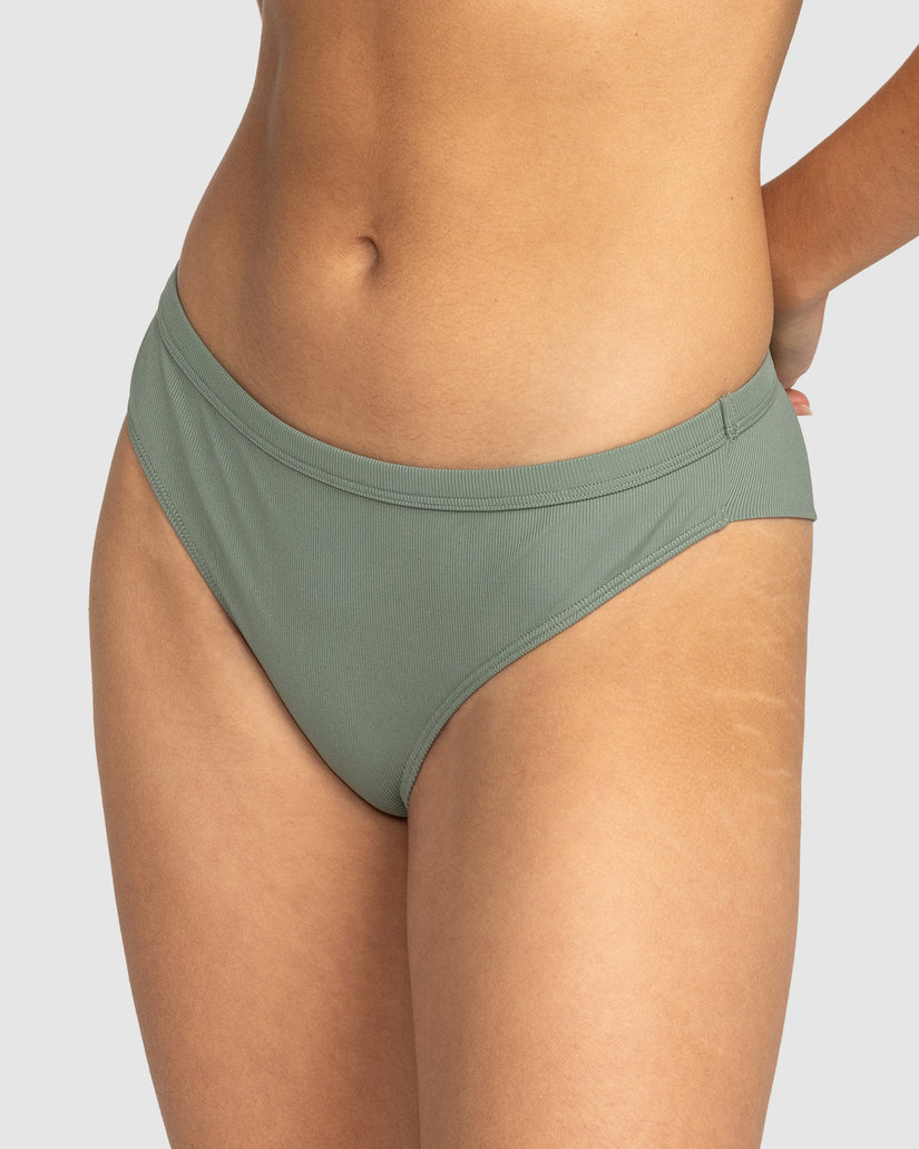 Womens Roxy Pro The Snap Turn Cheeky Bikini Bottom