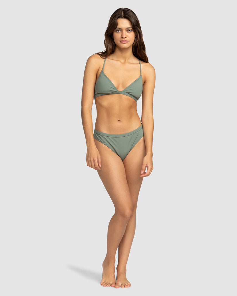 Womens Roxy Pro The Snap Turn Cheeky Bikini Bottom