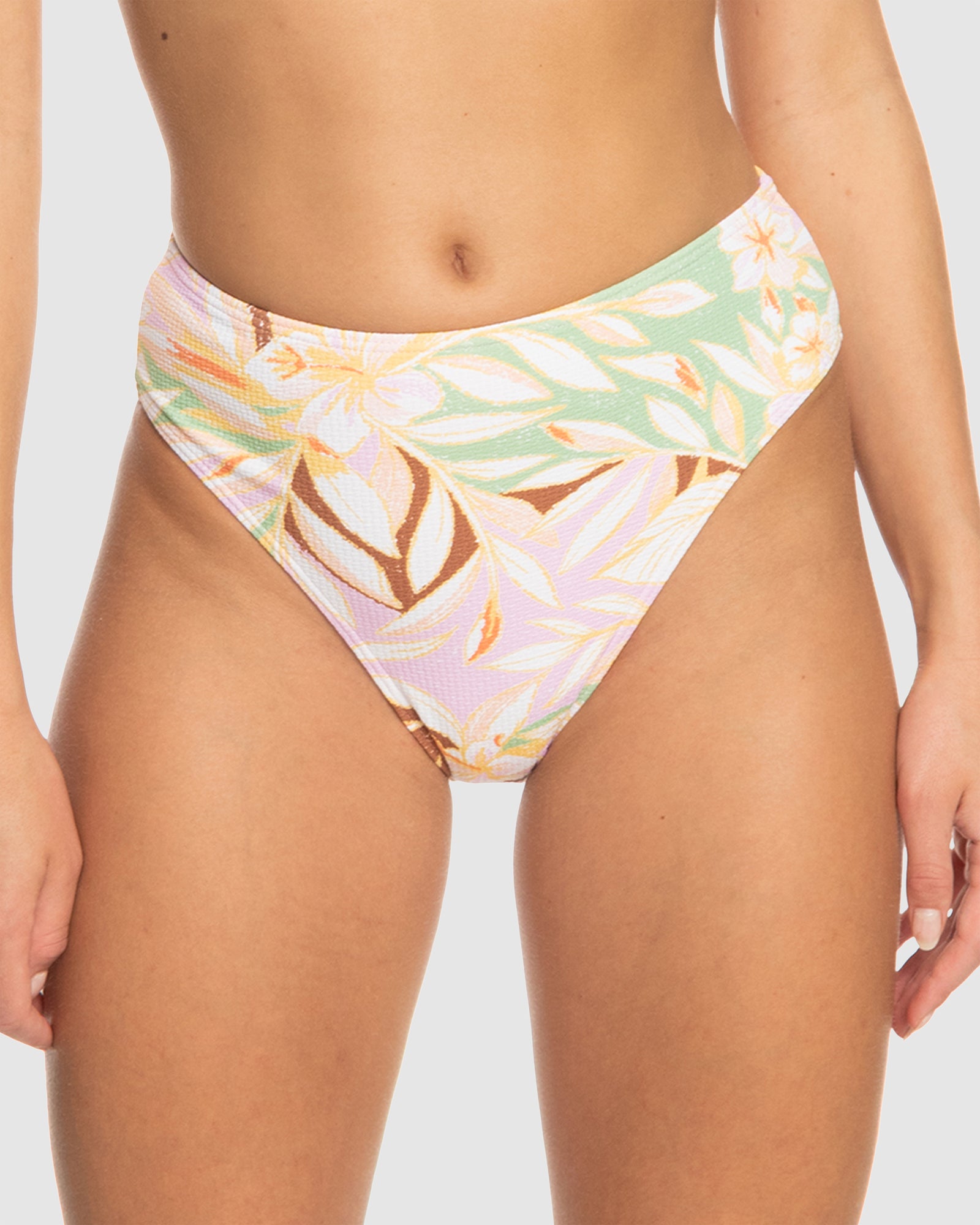 ROXY Womens Meadow Flowers Midwaist Mod Bikini Bottom