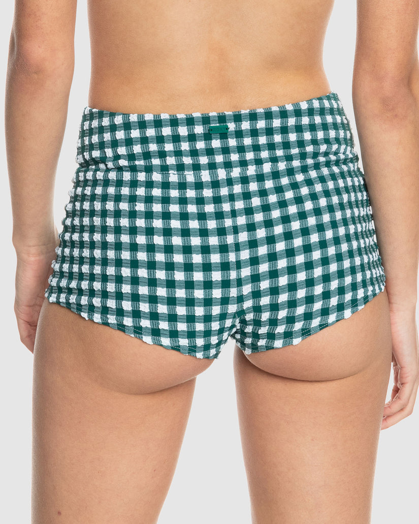 Womens The Plaid Pulse Boyleg Bikini Bottom