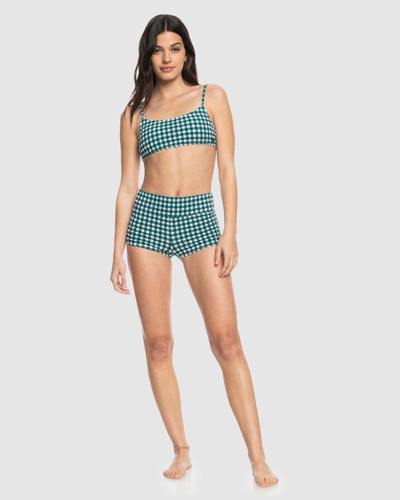 Womens The Plaid Pulse Boyleg Bikini Bottom