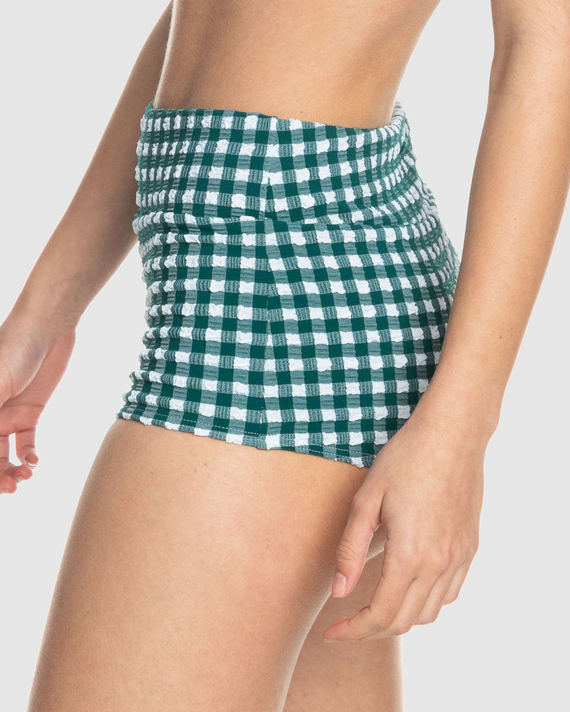 Womens The Plaid Pulse Boyleg Bikini Bottom