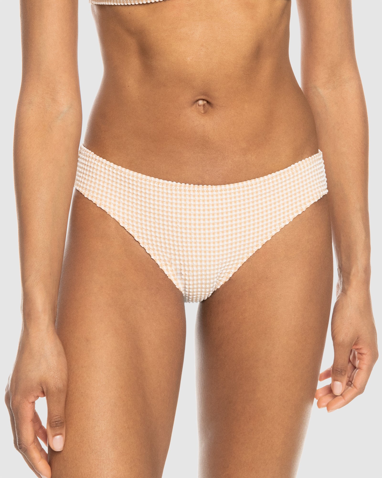 ROXY Womens Gingham Hipster Bikini Bottom