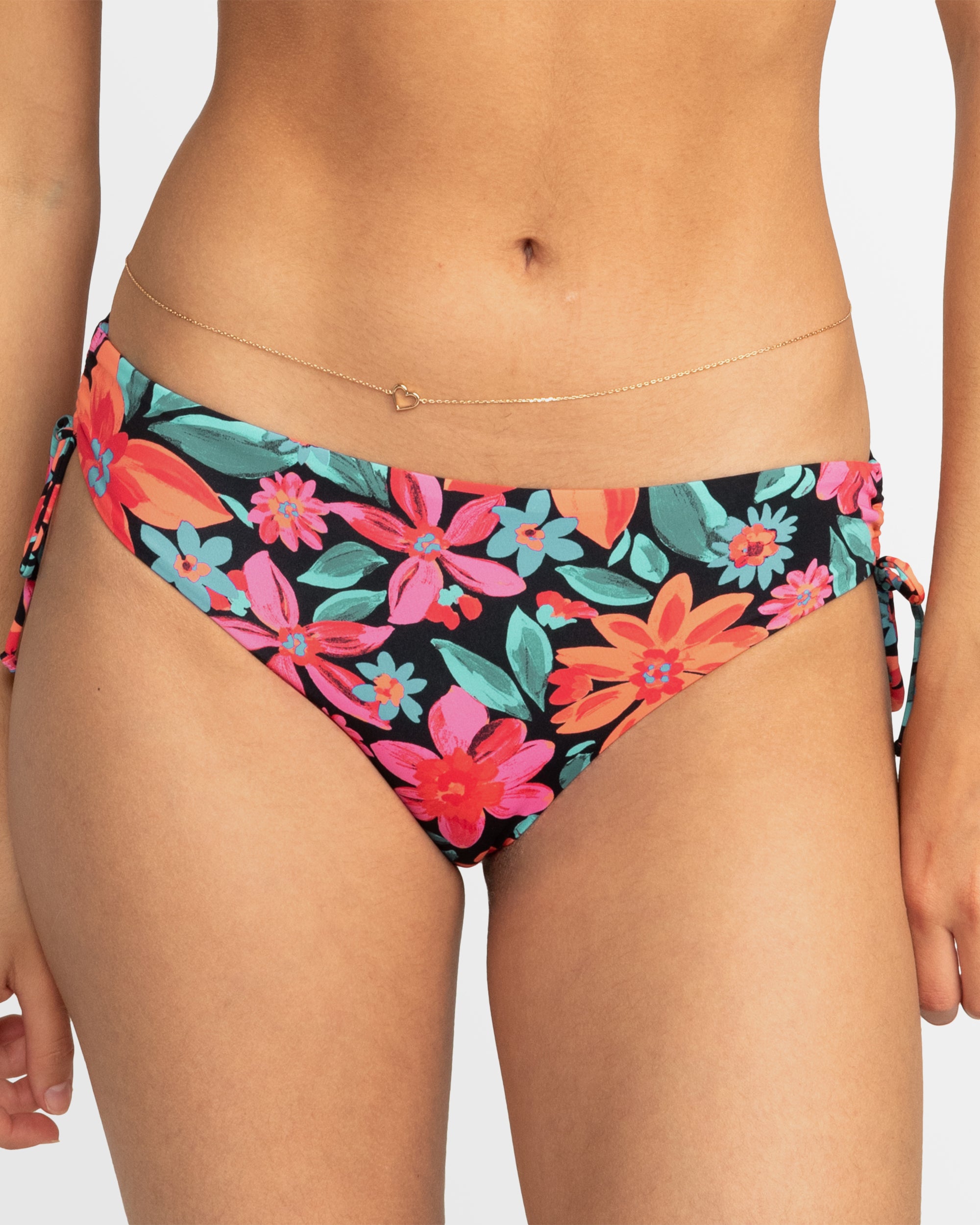 ROXY Womens Printed Beach Classics Tie Side Bikini Bottom