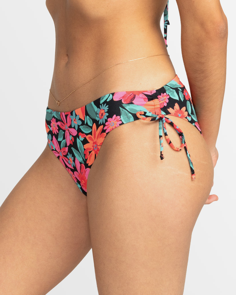 Womens Printed Beach Classics Tie Side Bikini Bottom