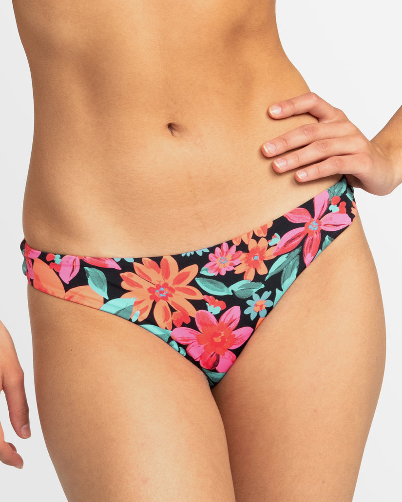 Womens Printed Beach Classics Low Waist Bikini Bottom