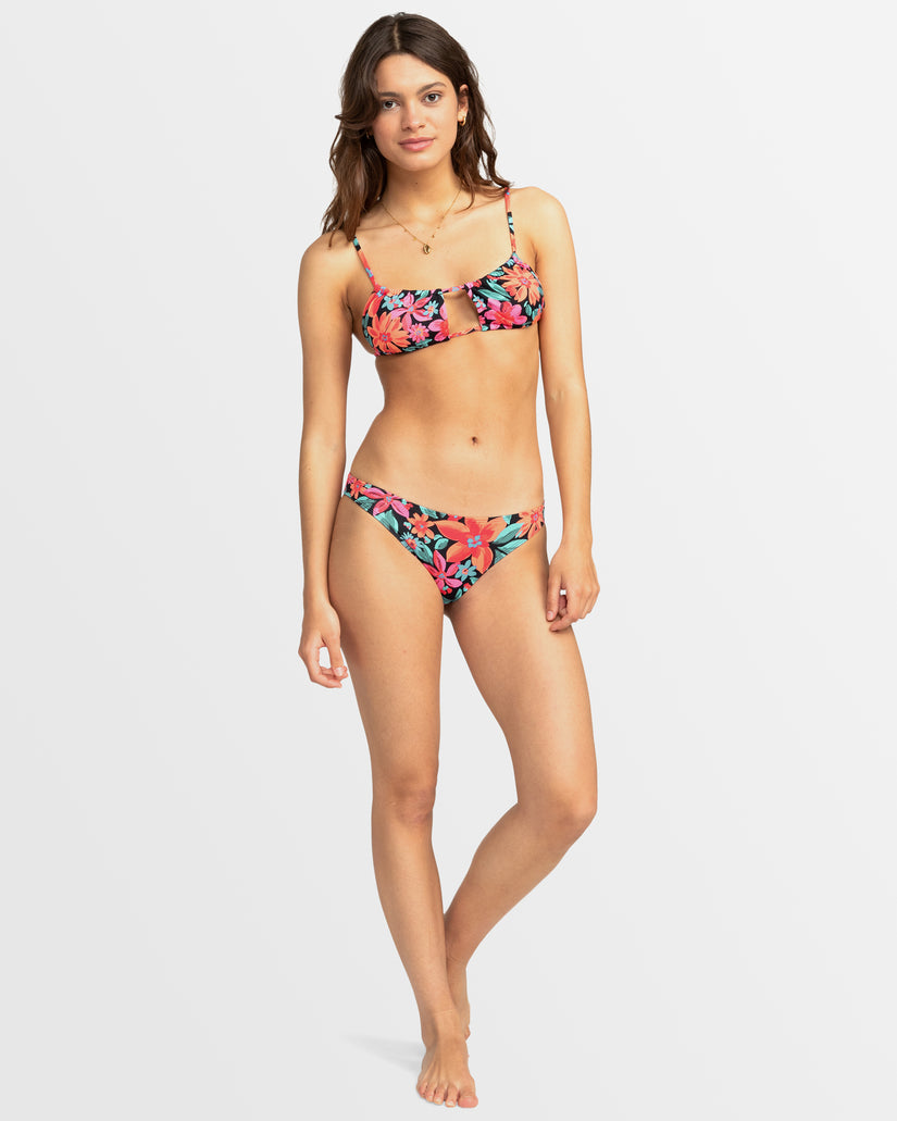 Womens Printed Beach Classics Moderate Bikini Bottom