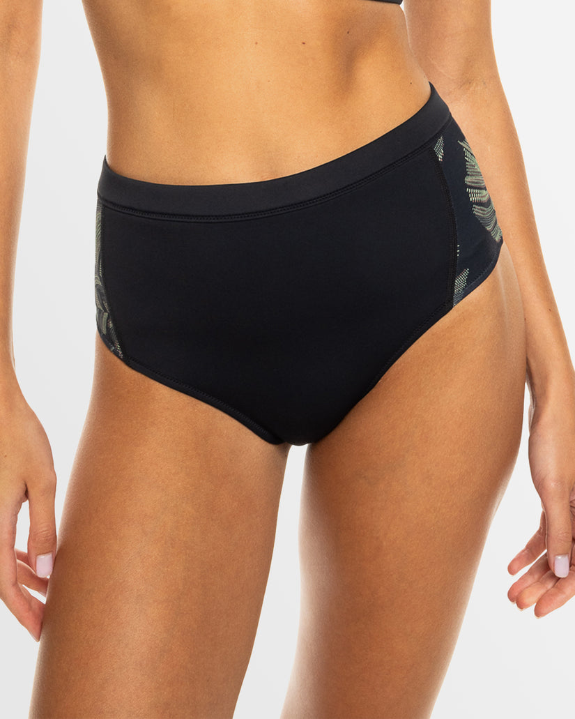 Womens Roxy Pro Wave Moderate Coverage Bikini Bottoms