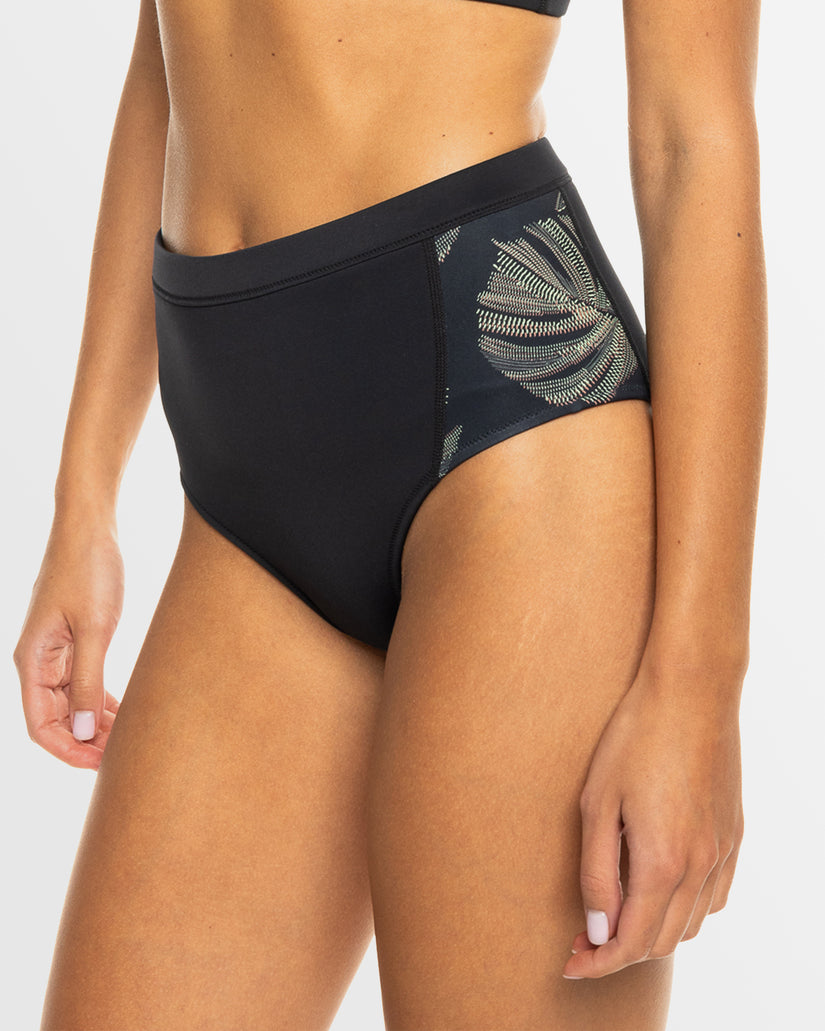 Womens Roxy Pro Wave Moderate Coverage Bikini Bottoms