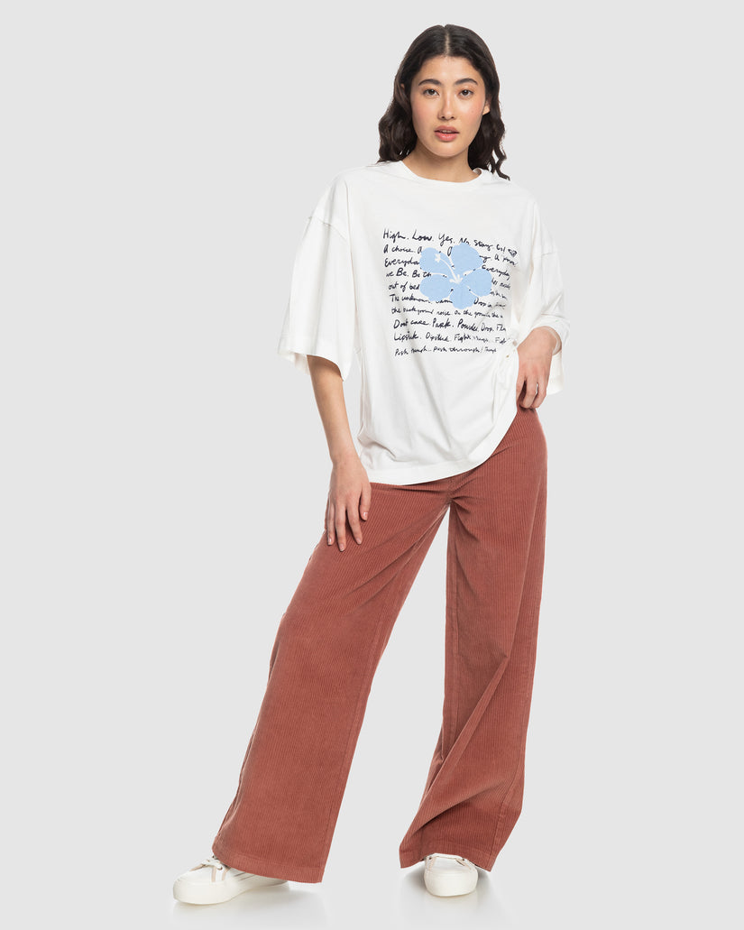 Womens Sweet Shine Oversized T-Shirt