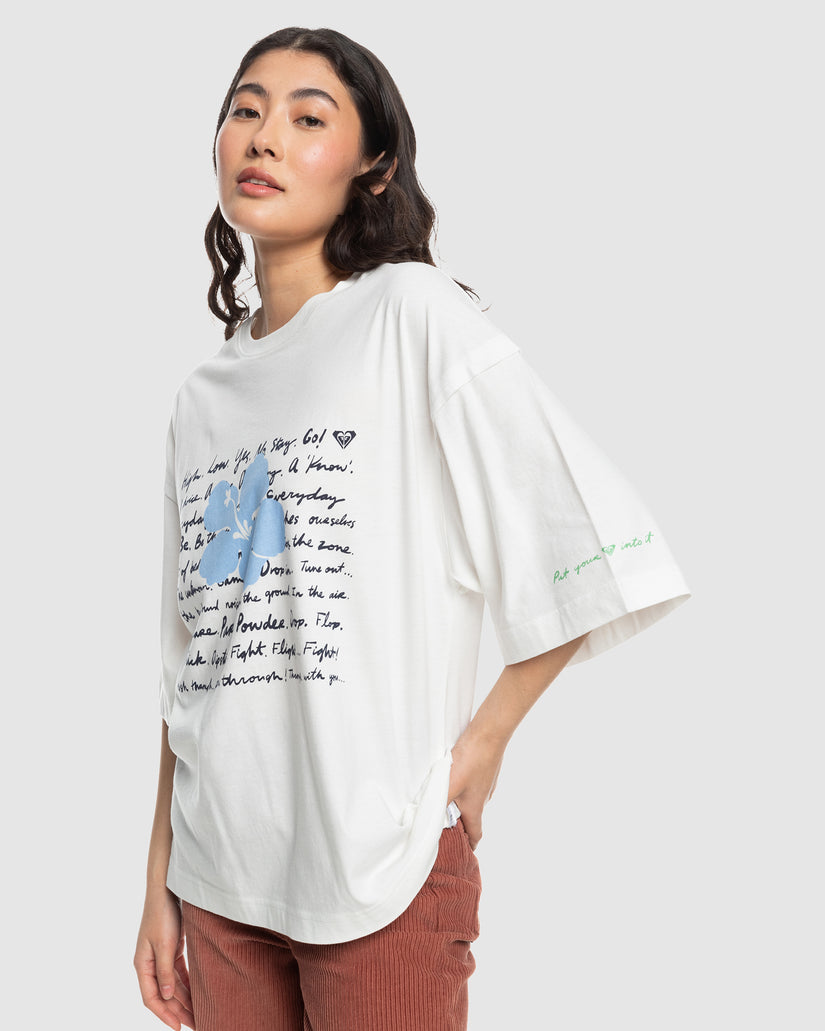 Womens Sweet Shine Oversized T-Shirt