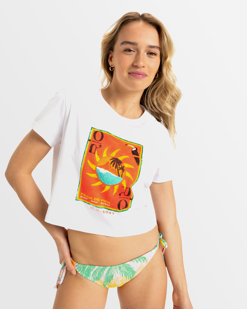 Womens Atlas Oceanregular Crop Top