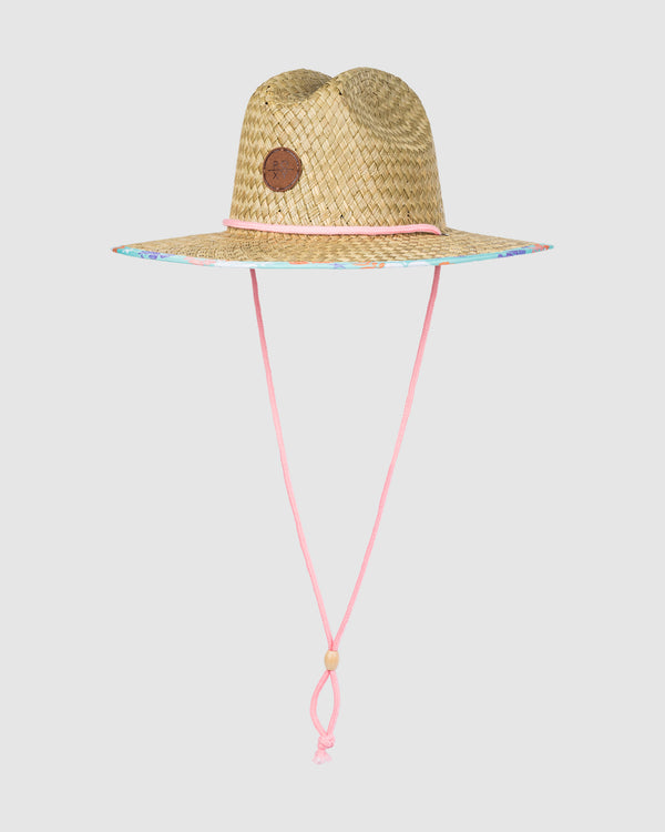 Girls 2-7 Pina To My Colada Straw Hat