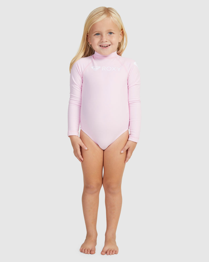 Girls Ls Onesie Heater Tw Rashguard