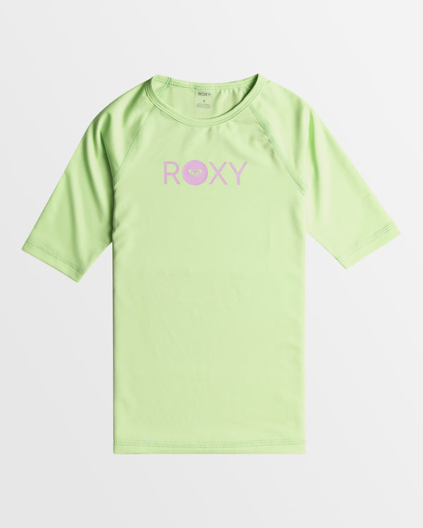 Girls 2-7 Basic Short Sleeve Upf 50 Surf T-Shirt