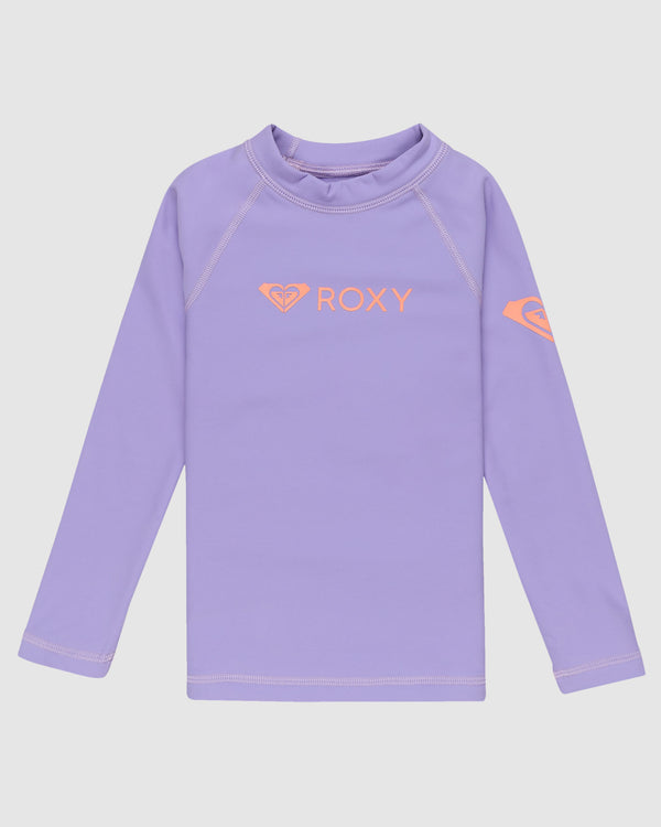 Girls 2-7 Roxy Heater Tw Long Sleeve Rash Vest