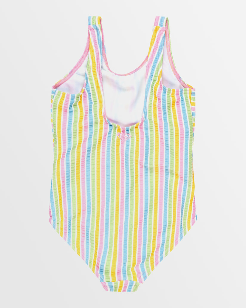 Girls 2-7 Mirage Stripe One Piece Swimsuit