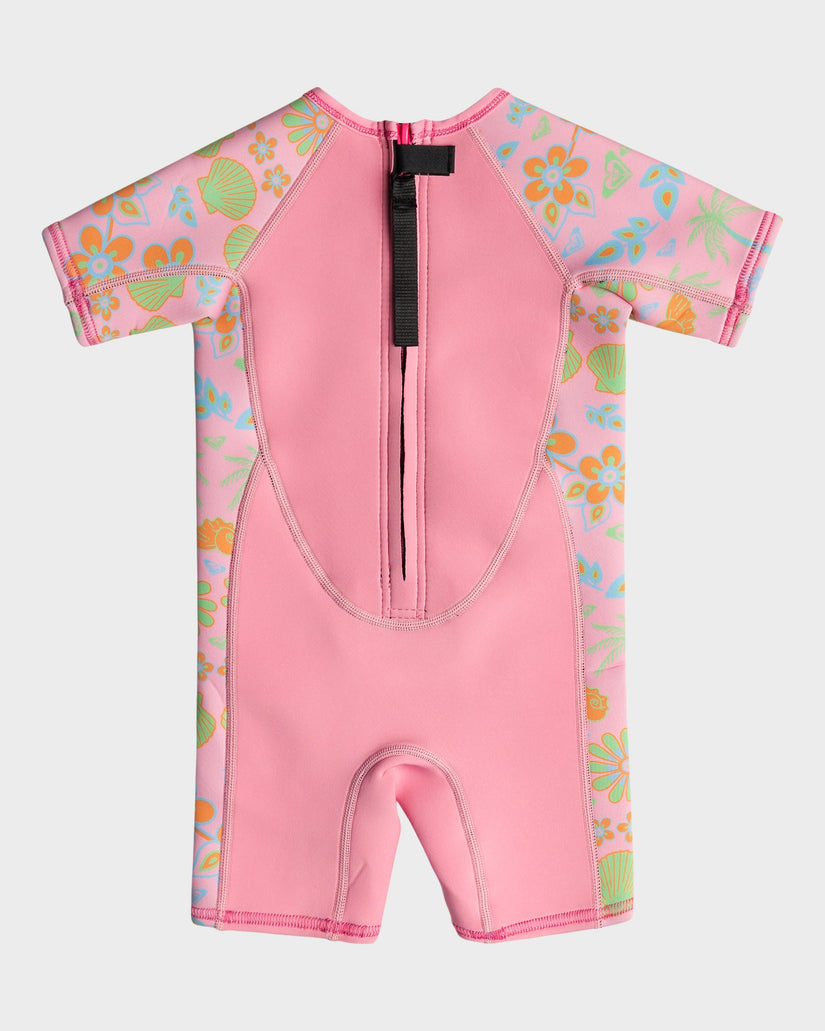 Toddlers 1.5mm Swell Series Short Sleeve Back Zip Springsuit