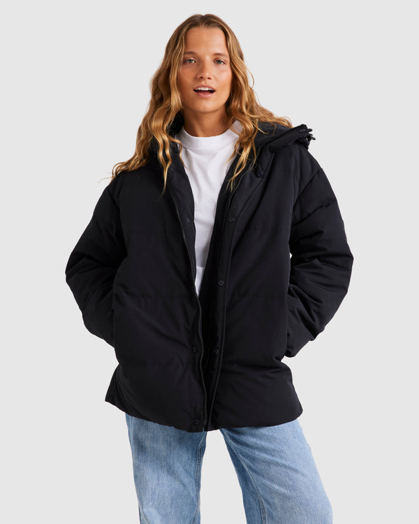 Womens Ocean Ways Puffer Jacket