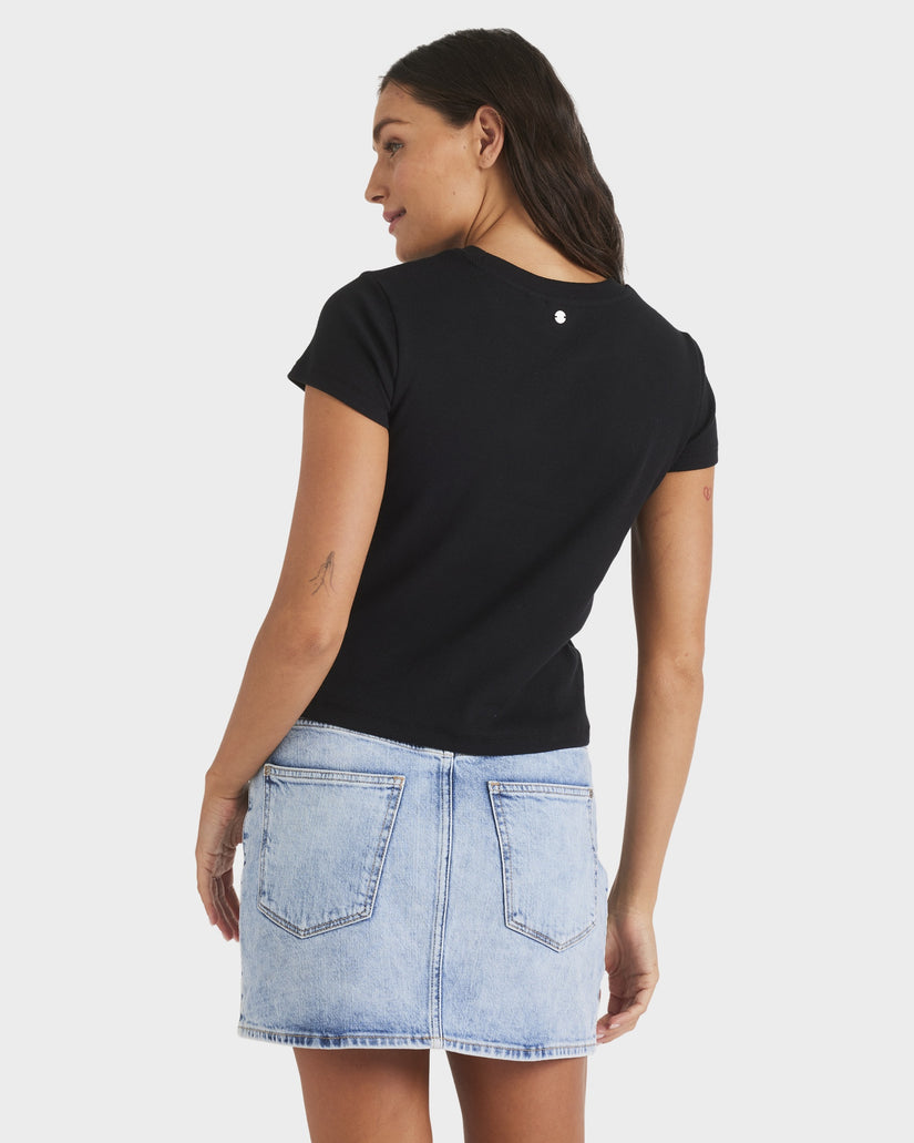 Womens Base Rib Crew Neck T-Shirt