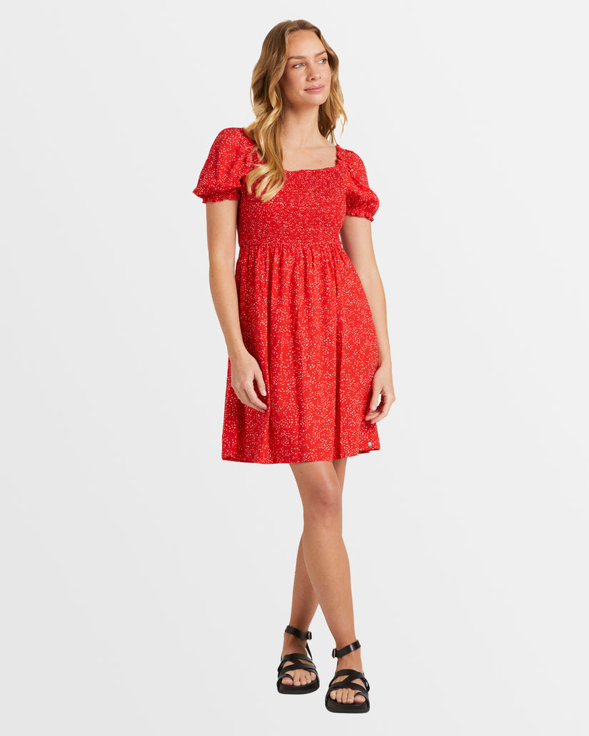 Womens Hello Petal Mini Dress