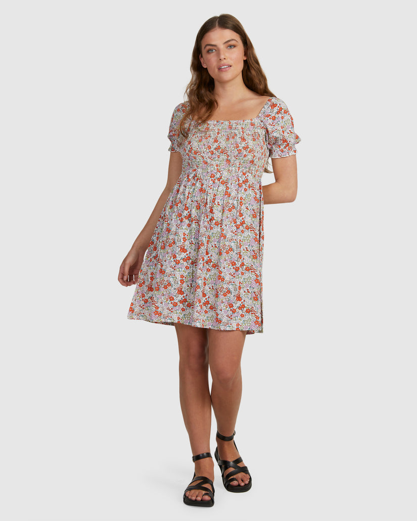 Womens Hello Petal Mini Dress