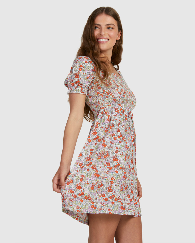 Womens Hello Petal Mini Dress