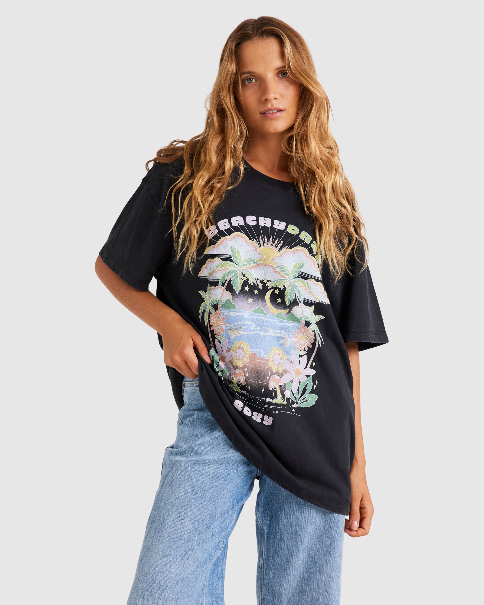 ROXY Womens Beachy Days T-Shirt